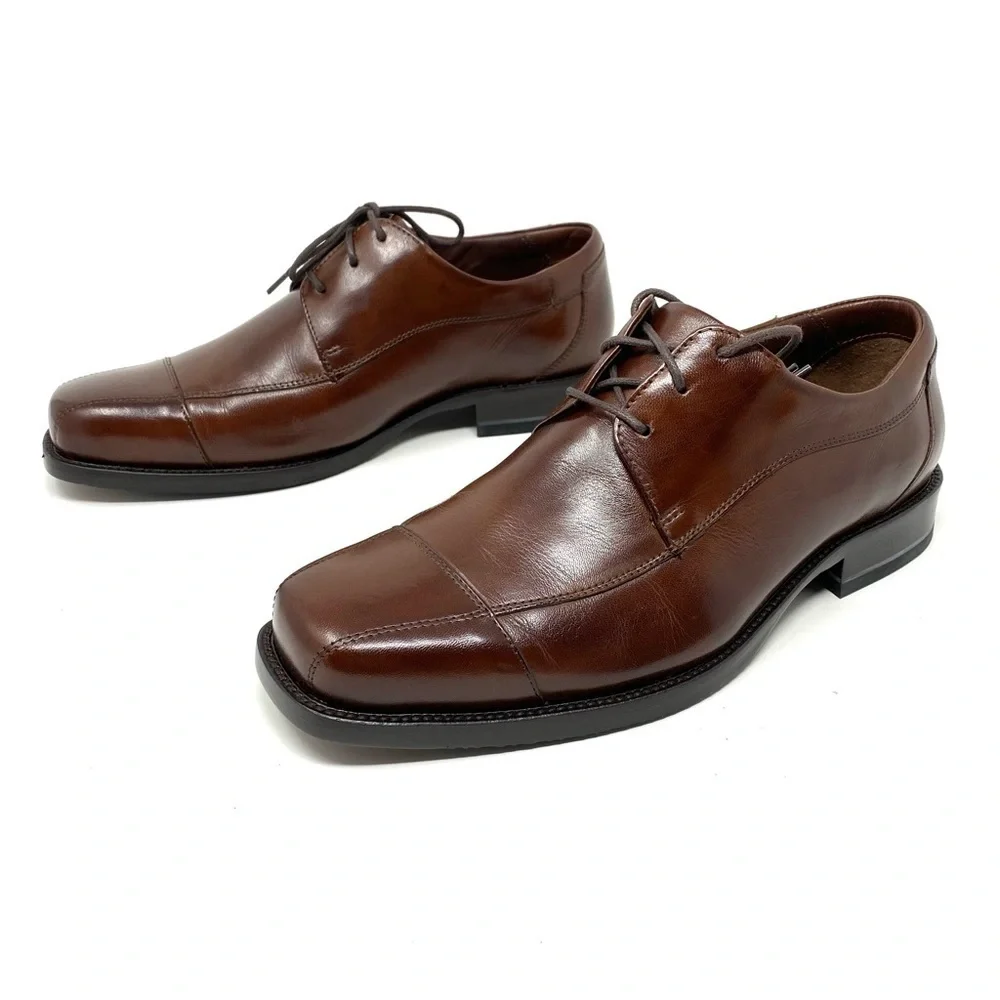Johnston & Murphy Men's Dobson Oxford Capps Mahogany